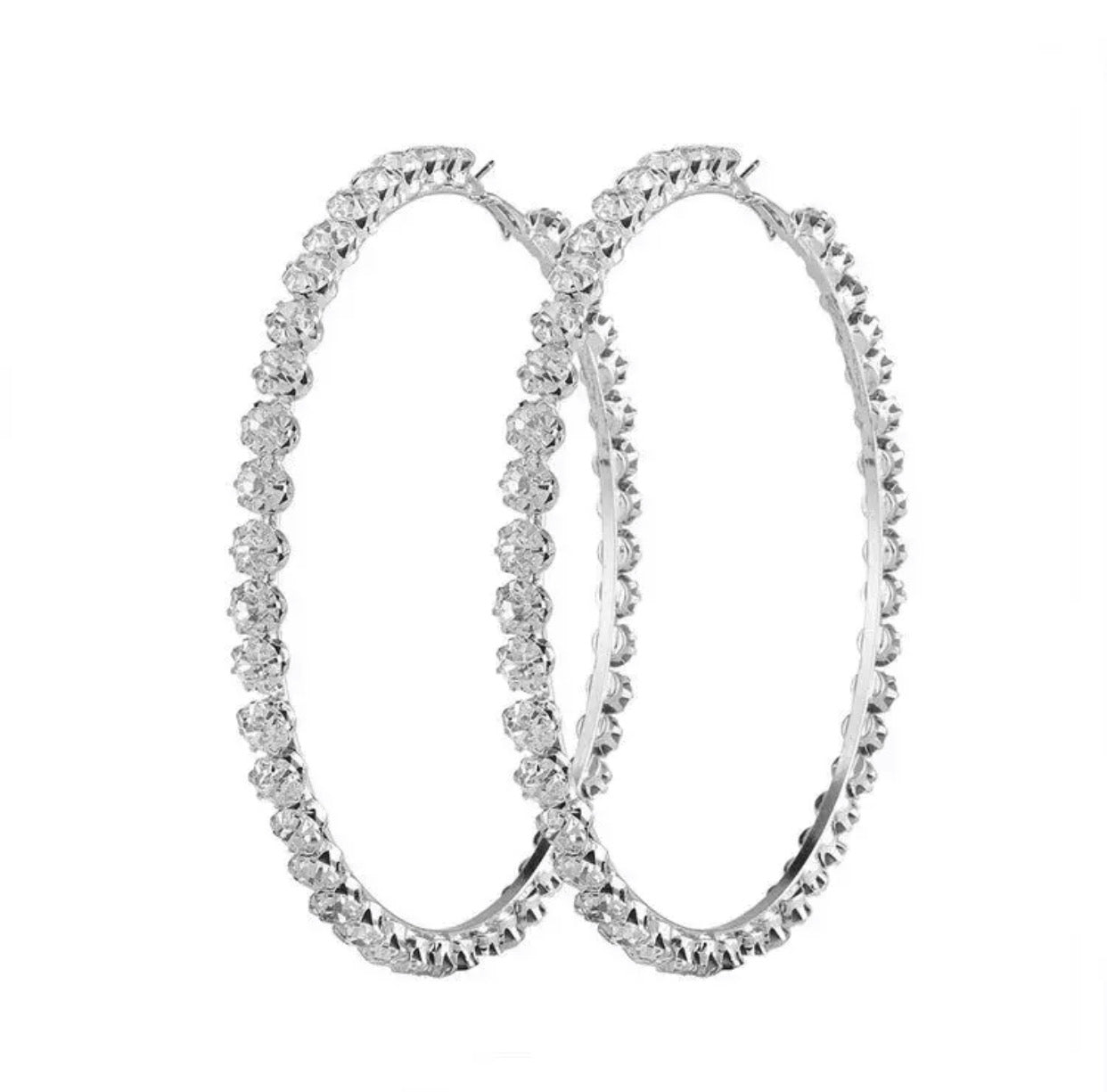 BEST SELLER-Diamond Hoops