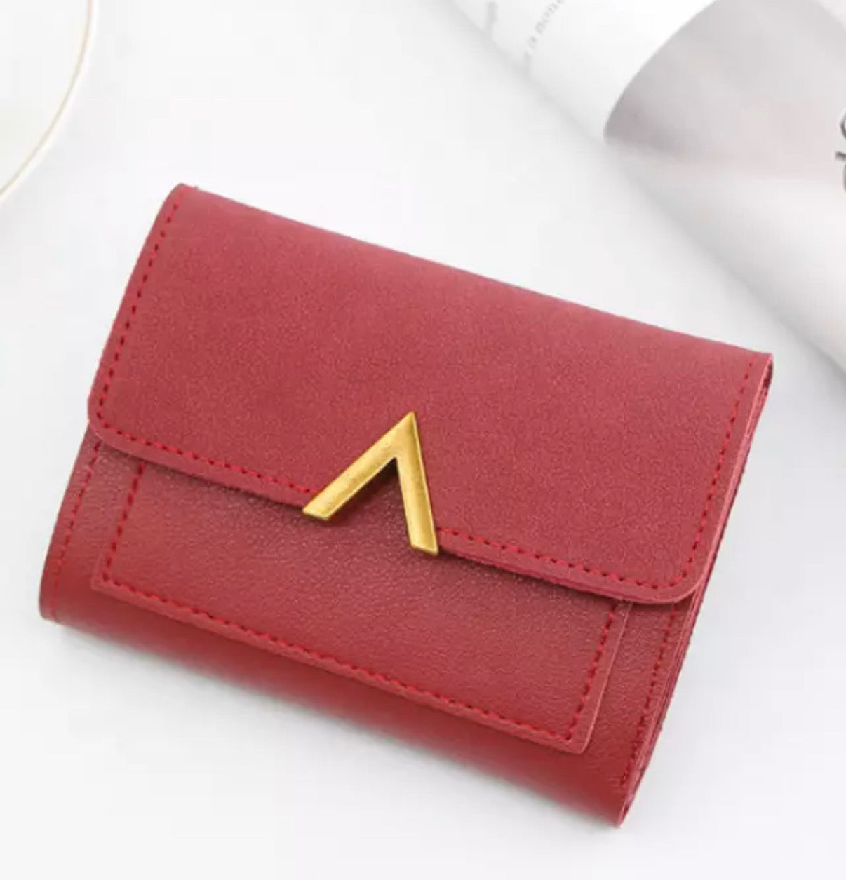 Gold Plated V Wallet