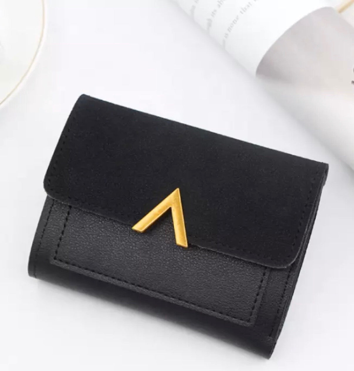 Gold Plated V Wallet